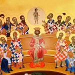 Una raffigurazione del Concilio di Nicea