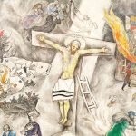 La Crocifissione bianca di Marc Chagall, 1938, conservata presso l'Art Institute of Chicago (esposta a Roma per il Giubileo 2025)