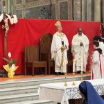 Il vescovo card. Roberto Repole alla Messa della domenica di Pasqua in Cattedrale a Susa, 5 aprile 2026 (foto: V. Aloisio_LaValsusa)