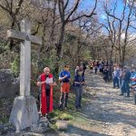 Una tappa della Via Crucis dei giovani da S. Antonino alla Sacra di San Michele, 29 marzo 2026
